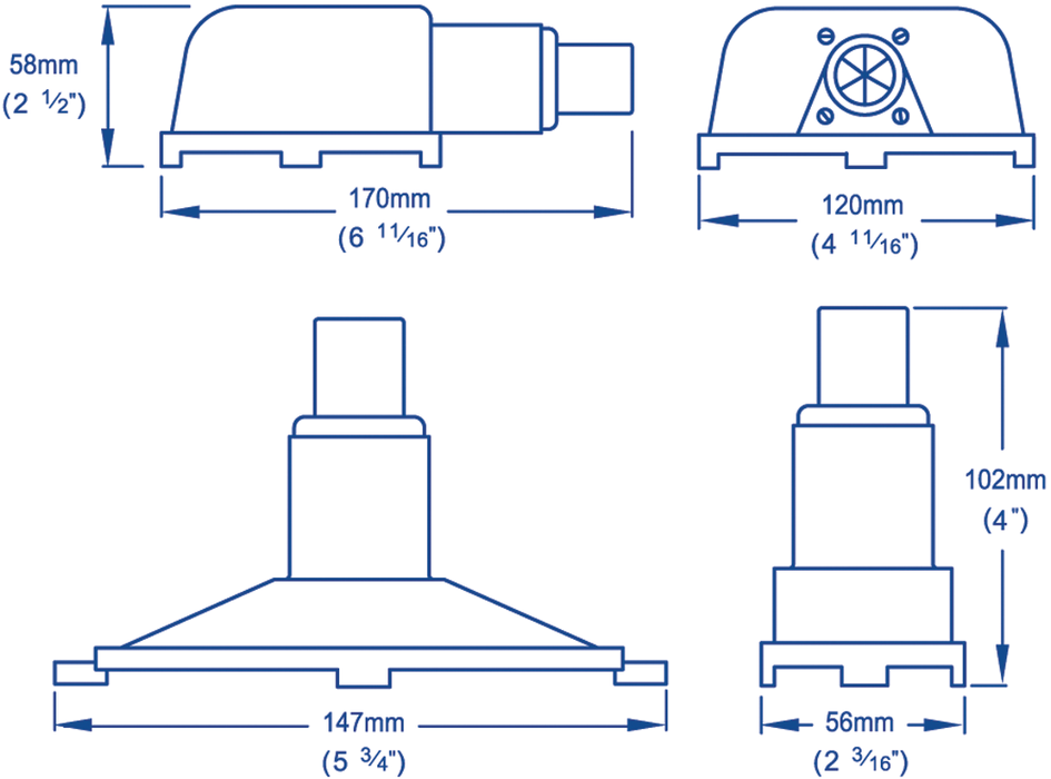 Whale SB4222 Side Strainer With Non-Return