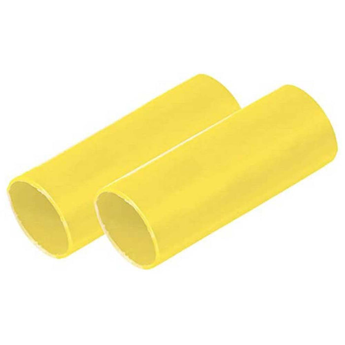 Ancor 327624 Marine Grade Heat Shrink Heavy Wall Battery Cable Tube for 2-4/0, 1" x 12" (2/Pack), Yellow