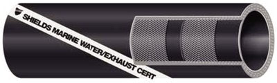 Shield 16-200-4124 Shields Marine Exhaust Water Series 200 Hose without Wire, 4-1/2" x 12-1/2'