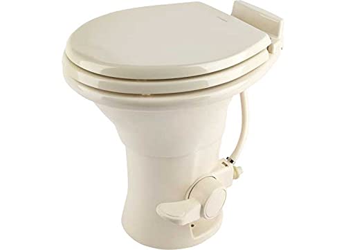 Dometic 9108923942 310 Series Toilet w/o Sprayer, Standard Height, Bone