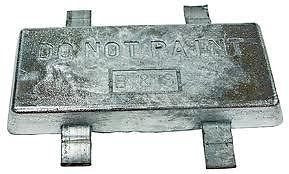 B & S Anodes BSMWO114X6X12 Zinc Weld On Plate