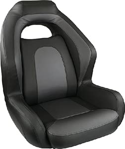 Springfield 1043224 Ozark Bass Seat, Bucket Seat, Charcoal & Gray