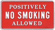 Bernard Engraving FP-32 No Smoking Allowed