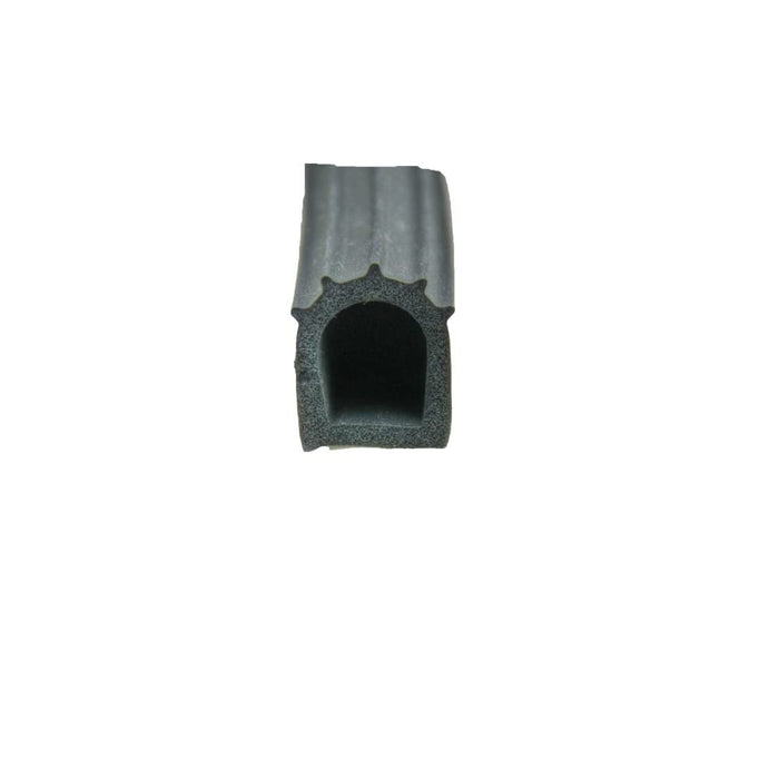 AP Products 018-023-PT D Slide Out, Window & Door Seal w/Tape, 1" x 1" x 50', Black w/White Tape