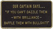 Bernard Engraving FP-34 Our Captain Says...