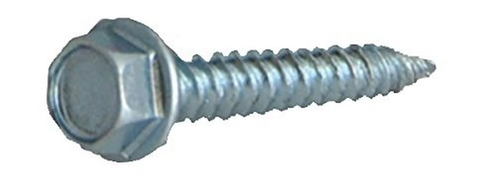 AP Products 012-TR100 8 X 1-1/2 Hex Washer Head Screw, 8 x 1-1/2, Zinc, 100/pk