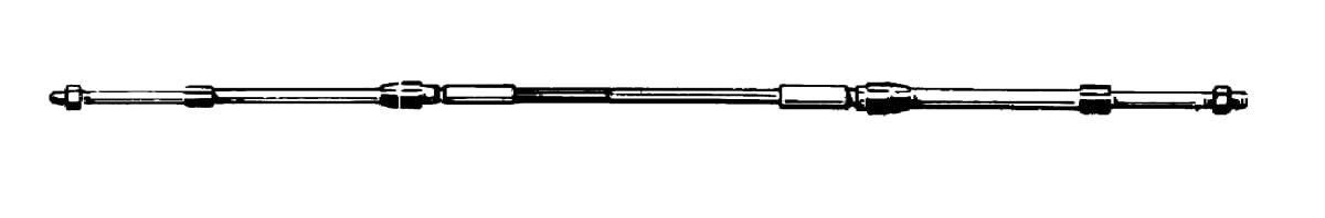 Uflex USA C8X22 Uflex C8X22 UFLEX C8 3300 Type Premium Universal Style Engine, Control Cable 10-32 UNF, 22'