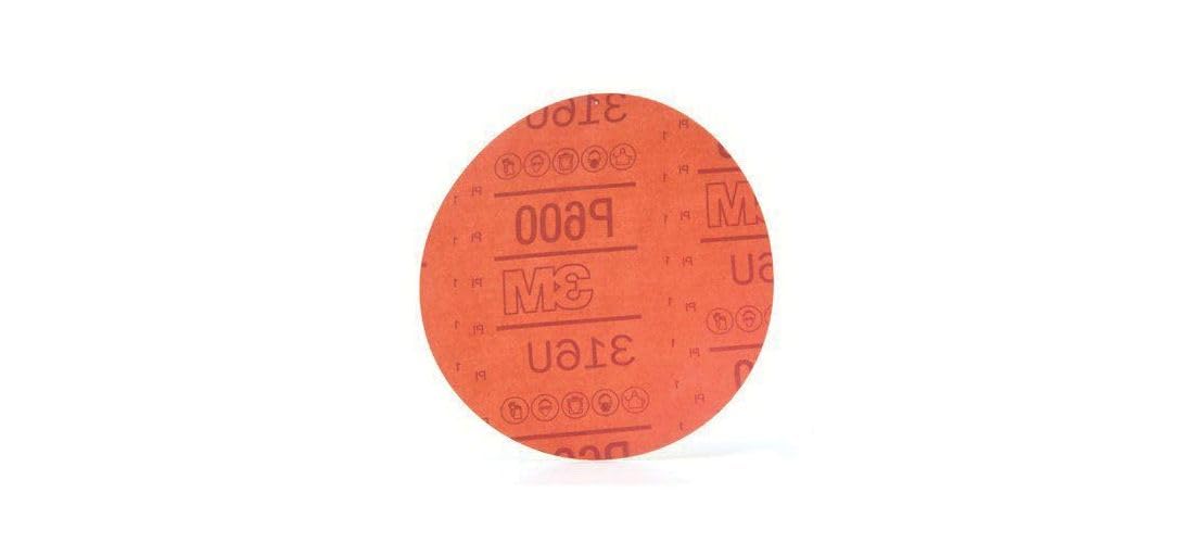 3M 1189 Red Hookit Disc 6 P600A 50/Bx