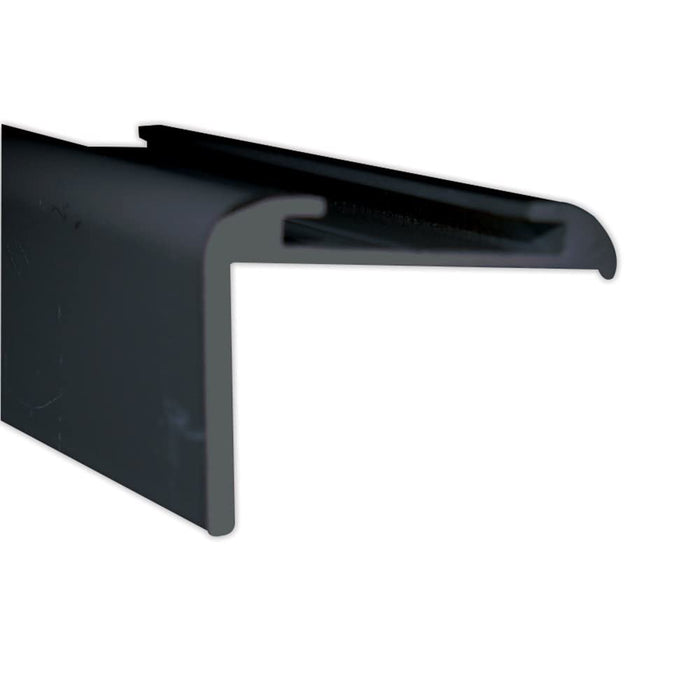 AP Products 021-85202-8 Long Leg Insert Corner Molding, 8' Black
