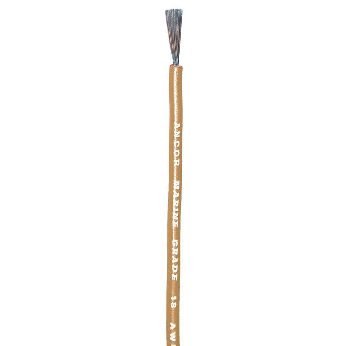 Ancor 105810 Marine Grade Tinned Copper Primary Wire, #12 AWG, 100', Tan