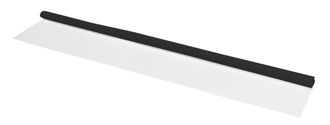 Dicor EP95W25 EPDM Rubber Roofing System, Polar White, 25' x 9'6"