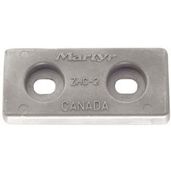 Martyr CMZHC2A Aluminum Hull Anode, 2.65" x 5.75"