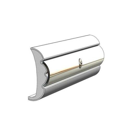 Taco Metals V21-9959WHC50D Rigid Vinyl Flex Core Rub Rail