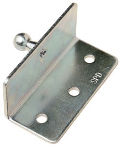 Taylor Made Products 1888 Stainless Gas Lift Hardware, Angled Mount Bracket w/Ball Stud
