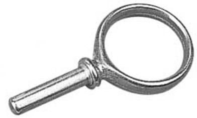 Sea Dog 580590-1 SeaDog Brass Round Horn Oarlocks,A: 1/2" B: 2-1/8"