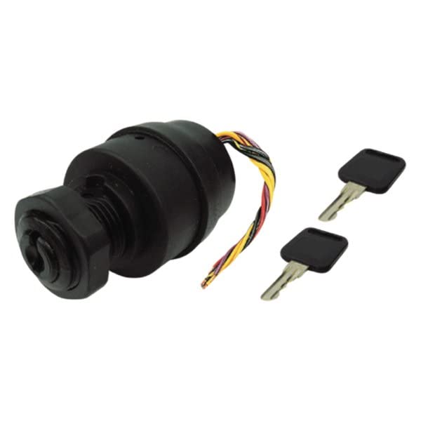 Seachoice 11831 3 Position Magneto Ignition Switch, 6 Wire