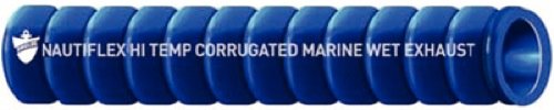 Shield 16-262-1124 Shields Marine Corrugated Blue Series 262 Silicone Water, Exhaust 12-1/2' Hose