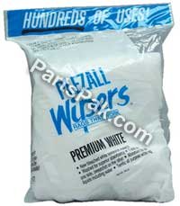 Buffalo Rags 10481 Recycled White Sweatshirt Wipers 1 lb. Bag