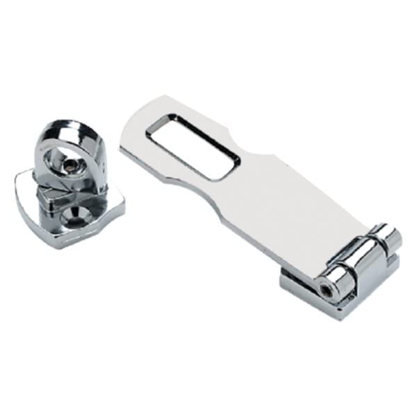Seachoice 37101 Chrome Plated Zinc Swivel Eye Hasp 3"