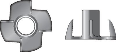 Seachoice SC3871 Tee Nut Stainless 1/4"-20
