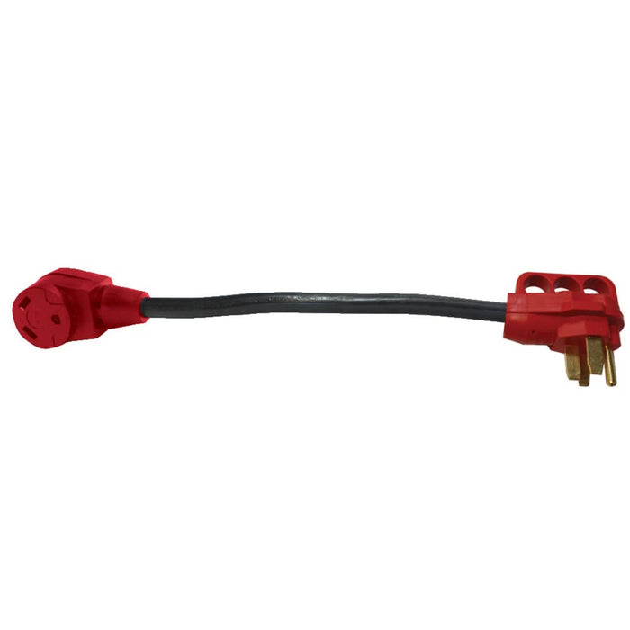 Valterra A10-5030FHVP Dogbone Style Mighty Cord 12" RV Adapter Cord with Handle