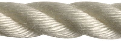New England Ropes 72301600600 3-Strand Spun Poly 1/2" x 600', White