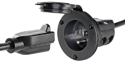 Minn Kota 1865111 AC Power Port, Black, Bulk