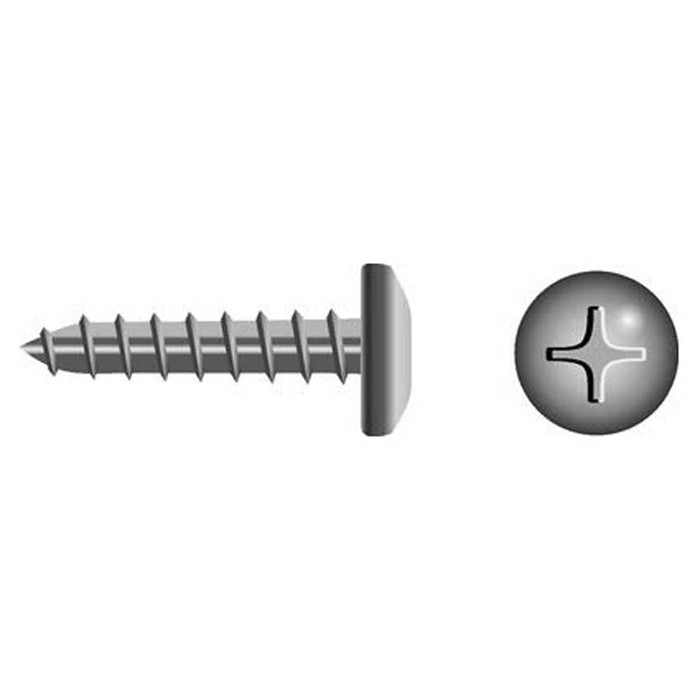 Seachoice MP0535SC 59557 Stainless Steel Phillips Tapping Screw Pan Head