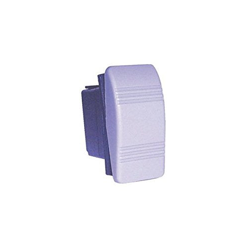 Sierra RK19710TP Contura III Non-Illuminated Weather Resistant Rocker Switch, Mom On/Off, Black & Gray