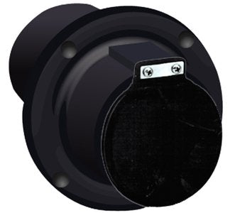 Centek Veratron 1200299 3" Exhaust Thru-Hull, Black w/Flapper