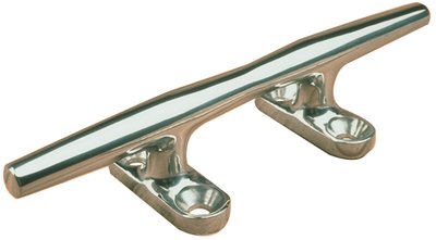 Sea Dog 41610 Sea-Dog Cleat, Stainless Open Base, A: 10", B:1-7/8", C:3-5/8", D:1-3/4", 5/16" FH