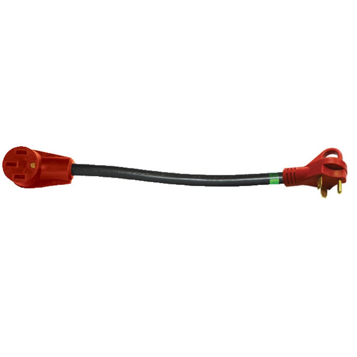 Valterra A10-3050FHVP Dogbone Style Mighty Cord 12" RV Adapter Cord with Handle
