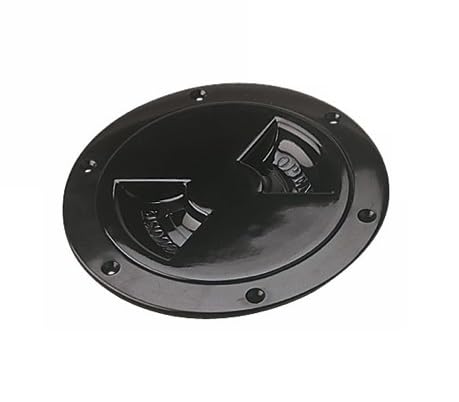 Sea Dog 337155-1 Sea-Dog Screw Out Deck Plate, 5" Black