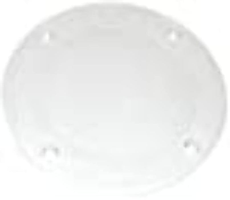 TH Marine SDP-3FW-DP T-H Marine Screw Down Deck Plate 10" OD, Fish White