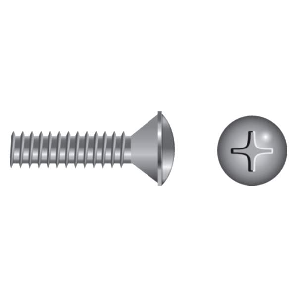 Seachoice SC0850 Phillips Machine Screw Oval Head, 10-32 x 1/2"