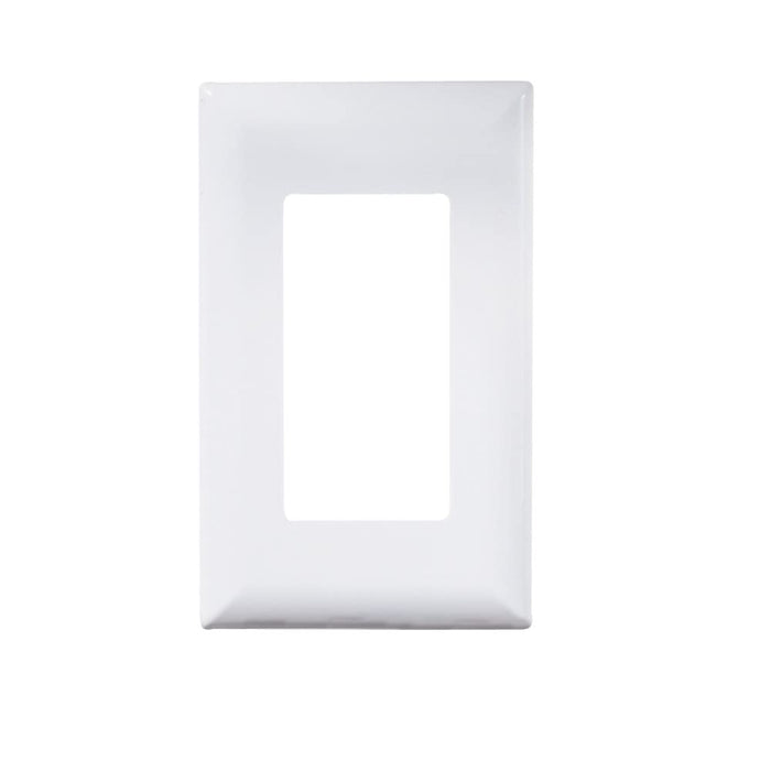 RV Designer S849 Contemporary Cover Plate Only, White
