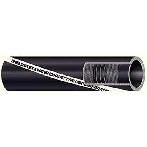 Shield 16-250-1384 Shields Marine Shieldsflex 2 Water Exhaust Series 250 Hose w/, Wire