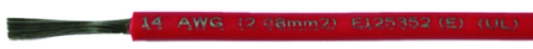 Cobra Wire and Cable A1014T01500FT Primary Tinned Copper Wire, 14 AWG, 500', Red