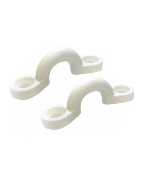 Seachoice 28871 White Nylon Eye Strap, 4/Card
