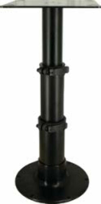 Springfield 1660230-BLK 3-Stage Pedestal, Black Anodized, Includes Square Table Mount/Base, 12-3/4", 20", 28"