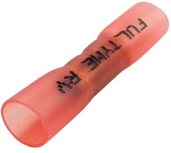 FulTyme RV 590-5004 FulTyme RV Crimp 'N Seal Butt Splice Heat Shrink, 8 Ga. Red, 100/Pk