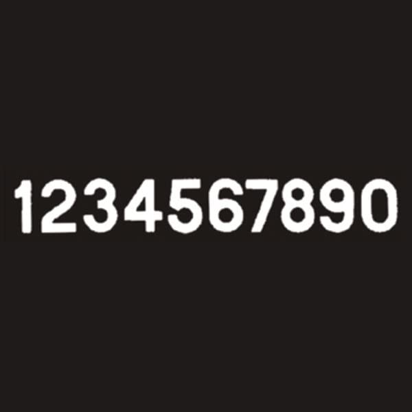 Seachoice 3" Gothic Numbers Pack of 10