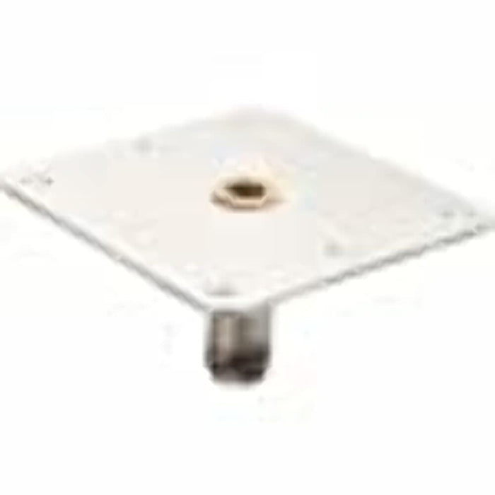 Attwood 6773-T 7" x 7" SS Threaded Lock'N-Pin 3/4" Base, Bronze Bushing