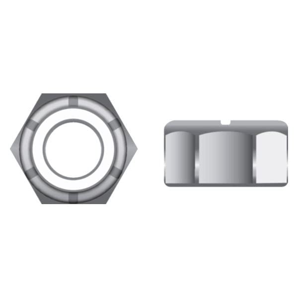 Seachoice BP1332SC Stainless Steel Nylon Insert Locknut, 10-24