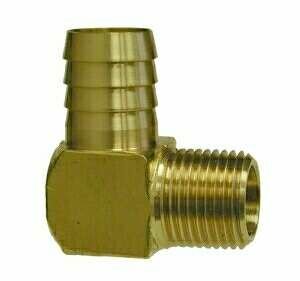 Brass Fittings 32041 Hose Barb Elbow 3/8 X 1/4