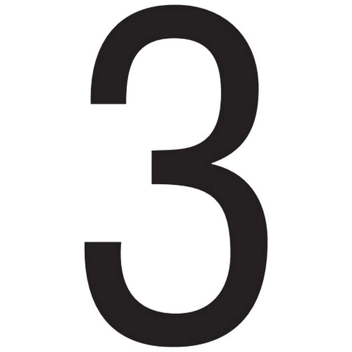Seachoice 3" Gothic Numbers Pack of 10
