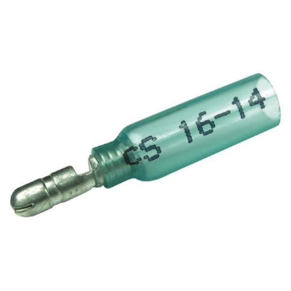 Seachoice 50-61751 Insulated Heat Shrink Bullet Terminals, Male