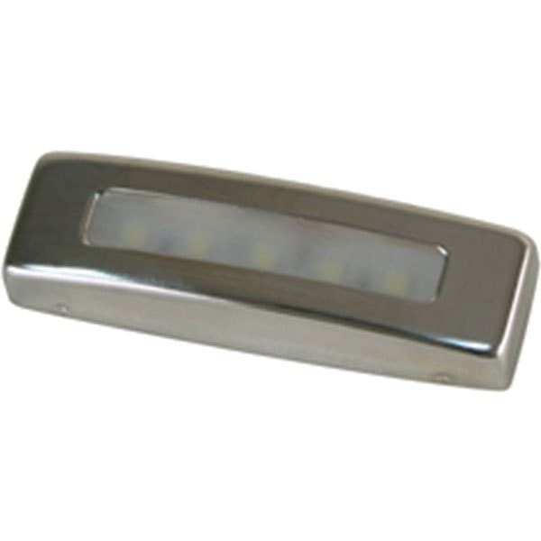 Scandvik 41381P LED 12V Courtesy Lights With Polished Stainless Steel Trim