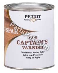 Pettit 8710106 Captain's Varnish, Gal.