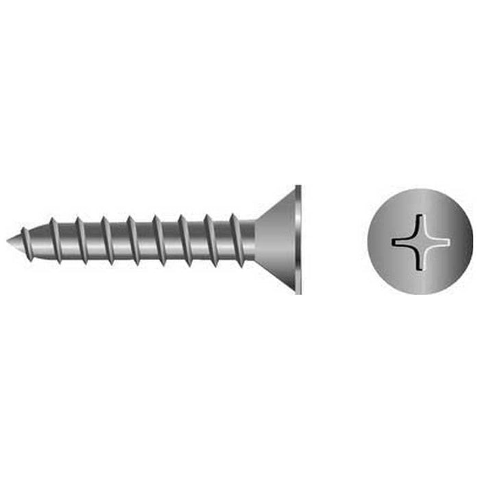 Seachoice 59539 Stainless Steel Phillips Machine Screw - Flat Head